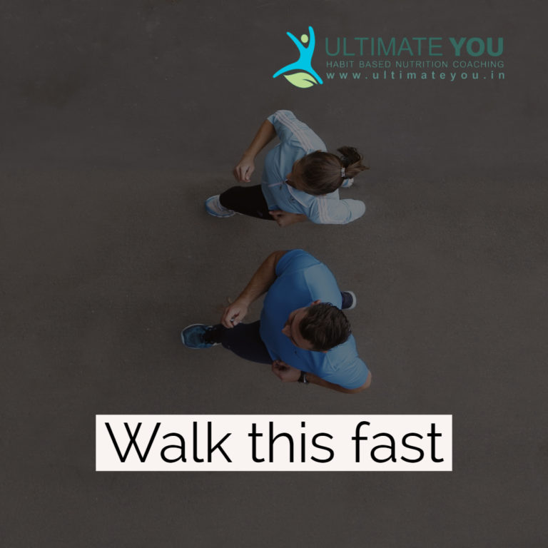 How fast should I walk?