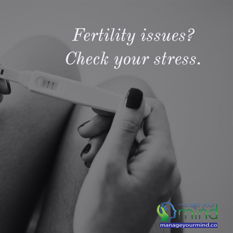 Research: Fertility issues can be caused by stress