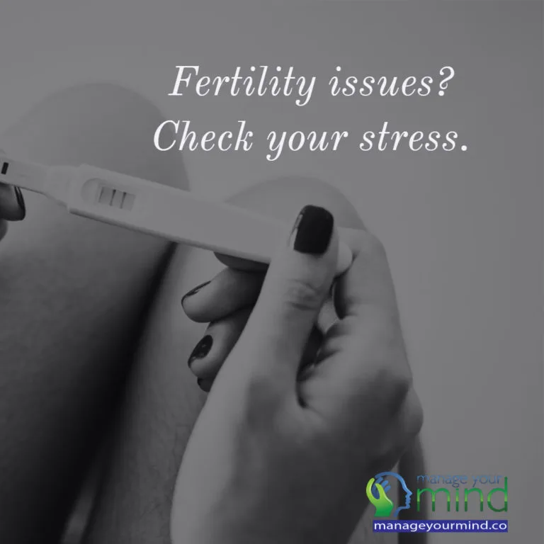 Research: Fertility issues can be caused by stress